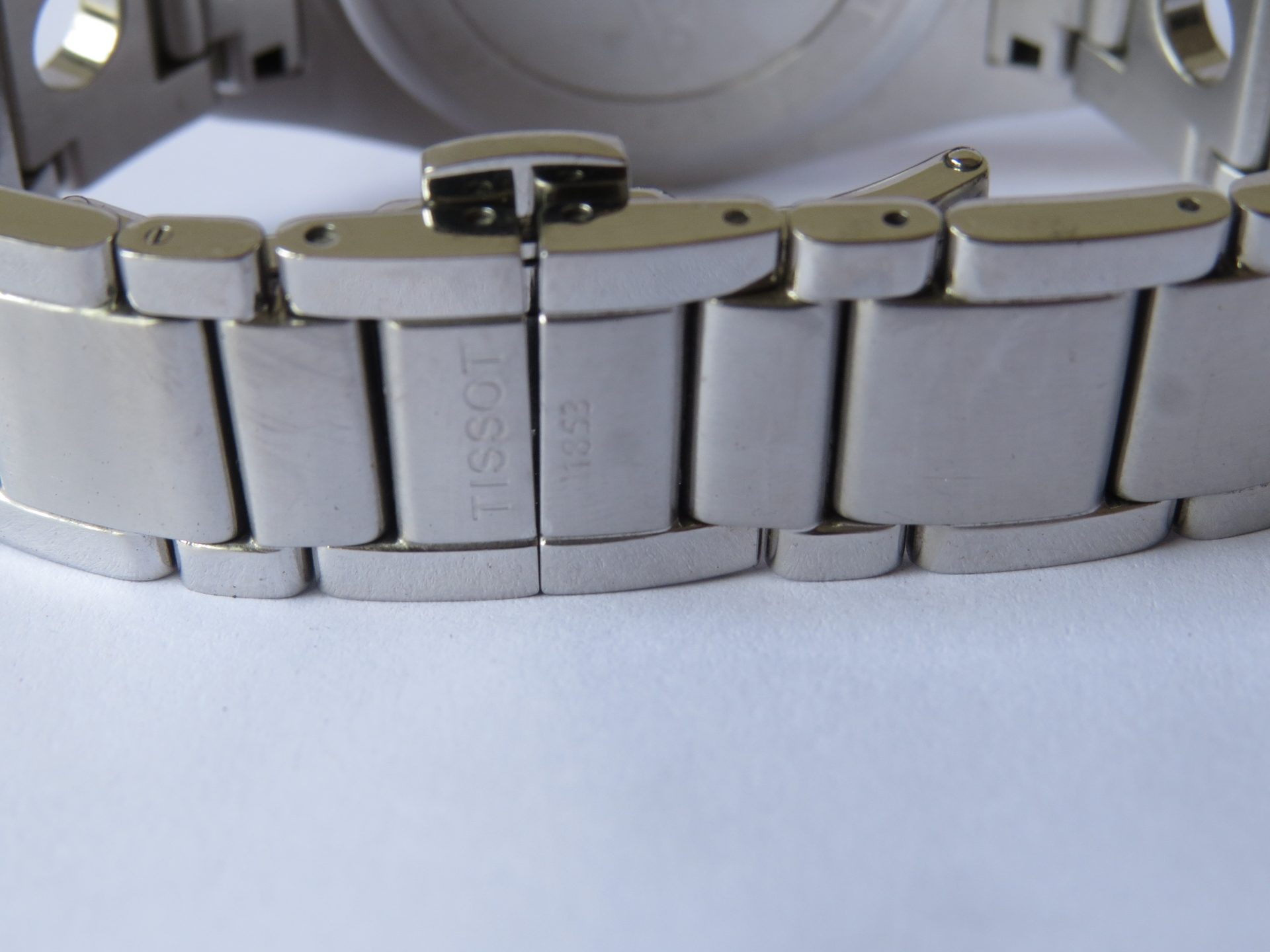 IMG_3543 Pre Owned Swiss TISSOT PRS 516 Quartz Chorono watch for Men I TACHEMETERE I Polished I 40 mm Case Dia I Neat Condition I : Model No. J565/665 - OKM JA 13431 : B8046 - Image 7