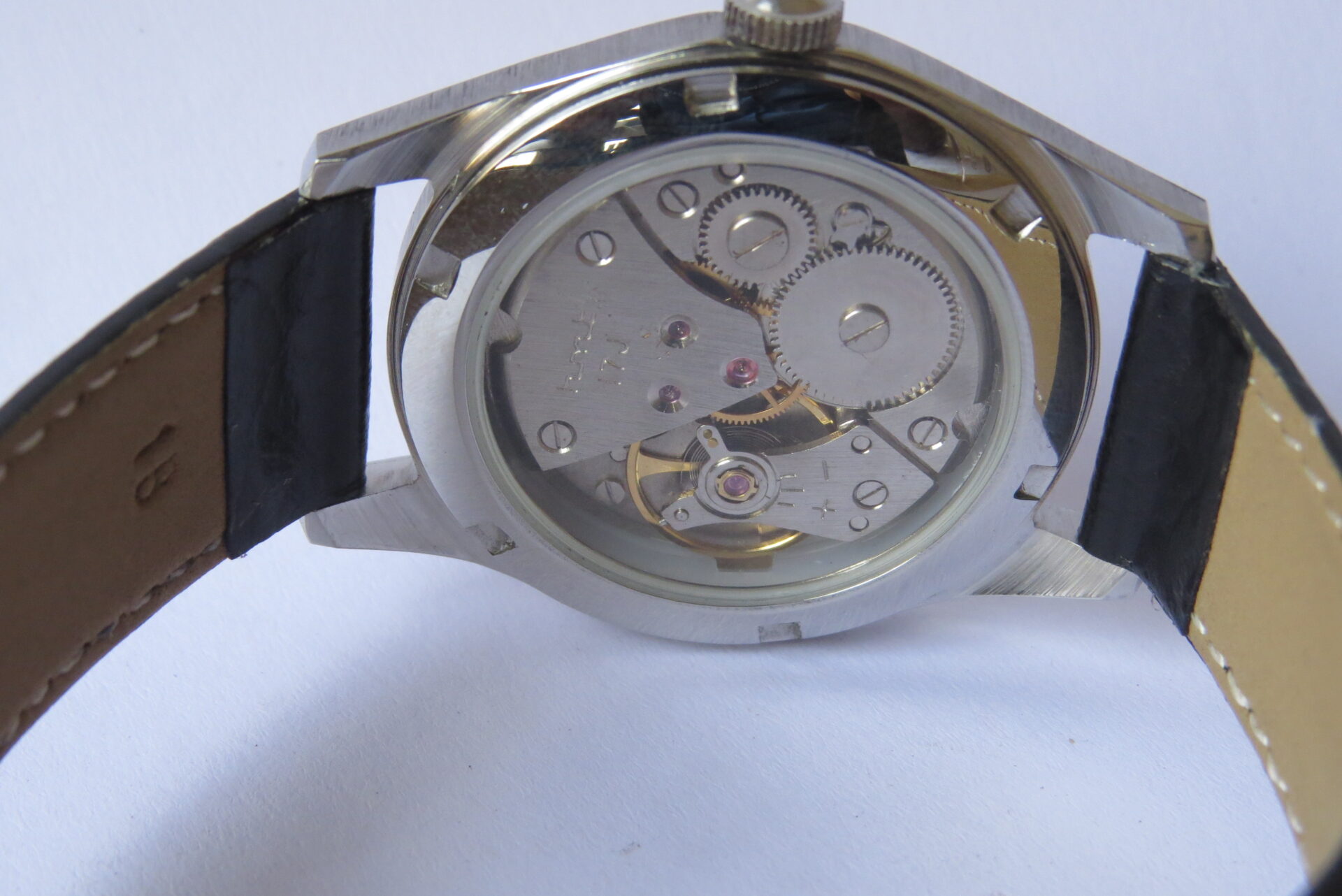 IMG_6338 Exhibition Case Back – Transparent Stainless Steel Replacement Case Back for HMT Janata Mechanical Watch - Image 4