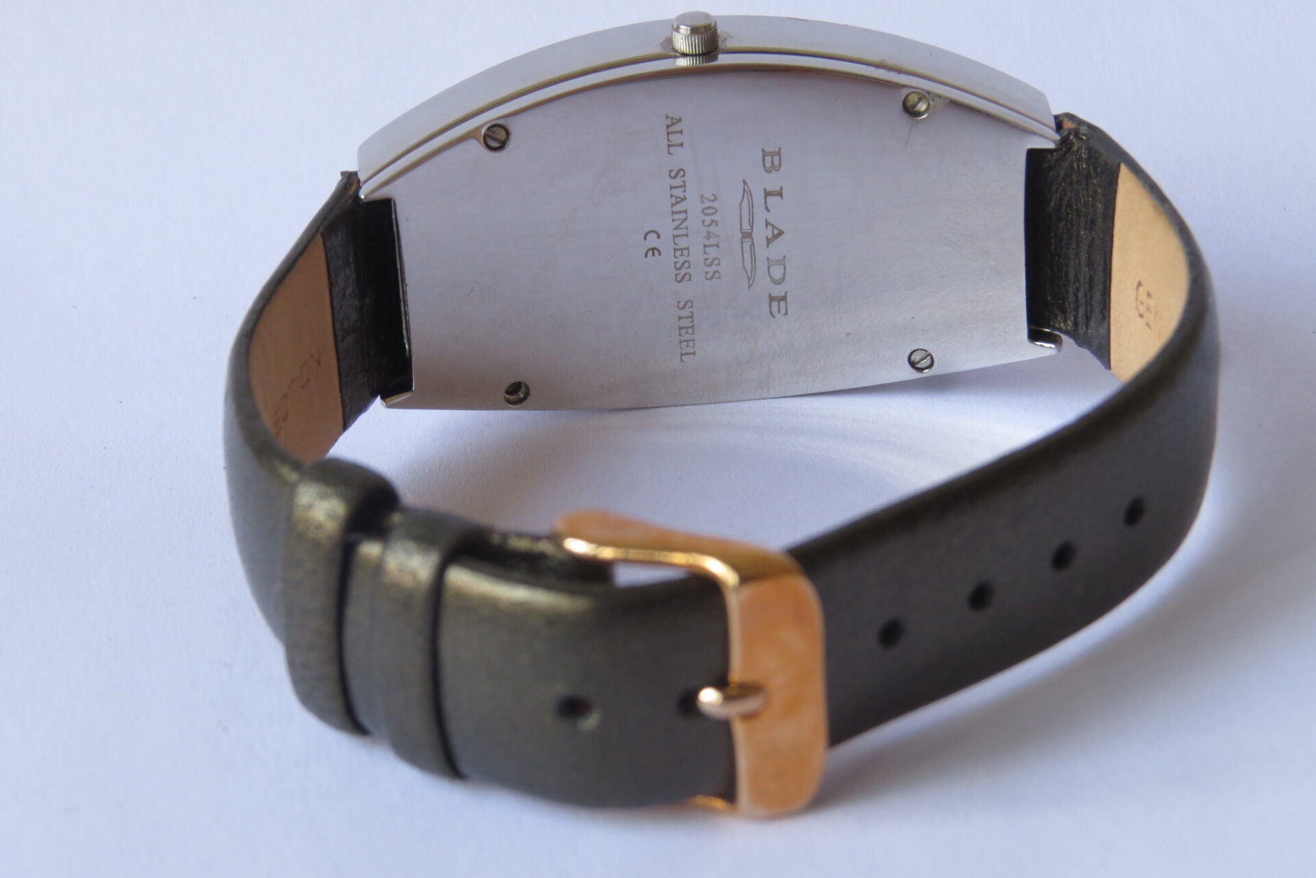 IMG_6240 New Swiss Precition BLADE Quartz wrist watch for Women I Beautiful Model I 35 x 50 mm Case Dia I Oval Shape Blue Dial I Model No. 2054LSS- B1606 - Image 10