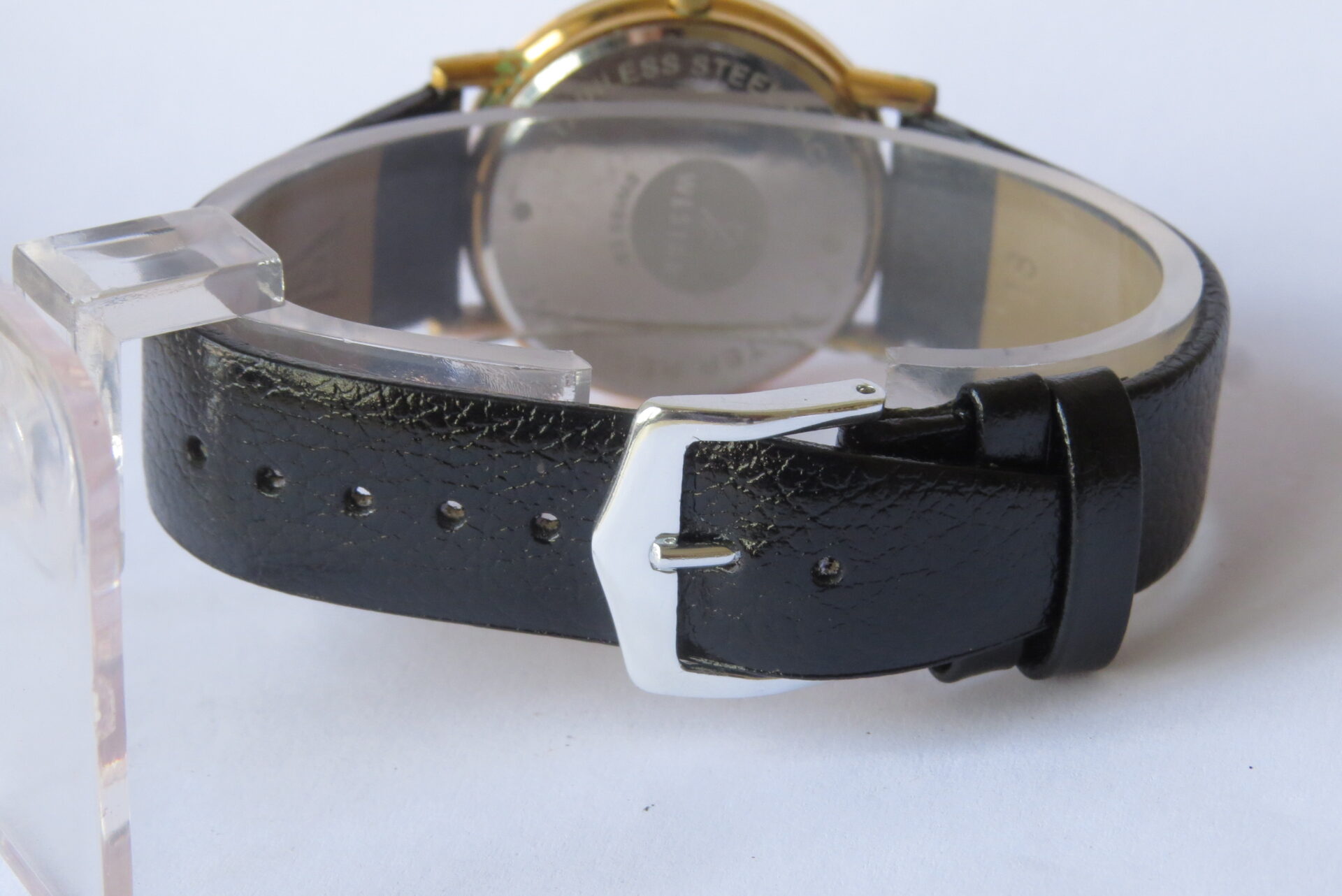 IMG_5844 Pre Owned Japan WESTAR Quartz leather strap Unisex Watch I Leather Strap : Neat Condition : Case Dia 33 MM : Model No. SC - 7431 I B627 - Image 7