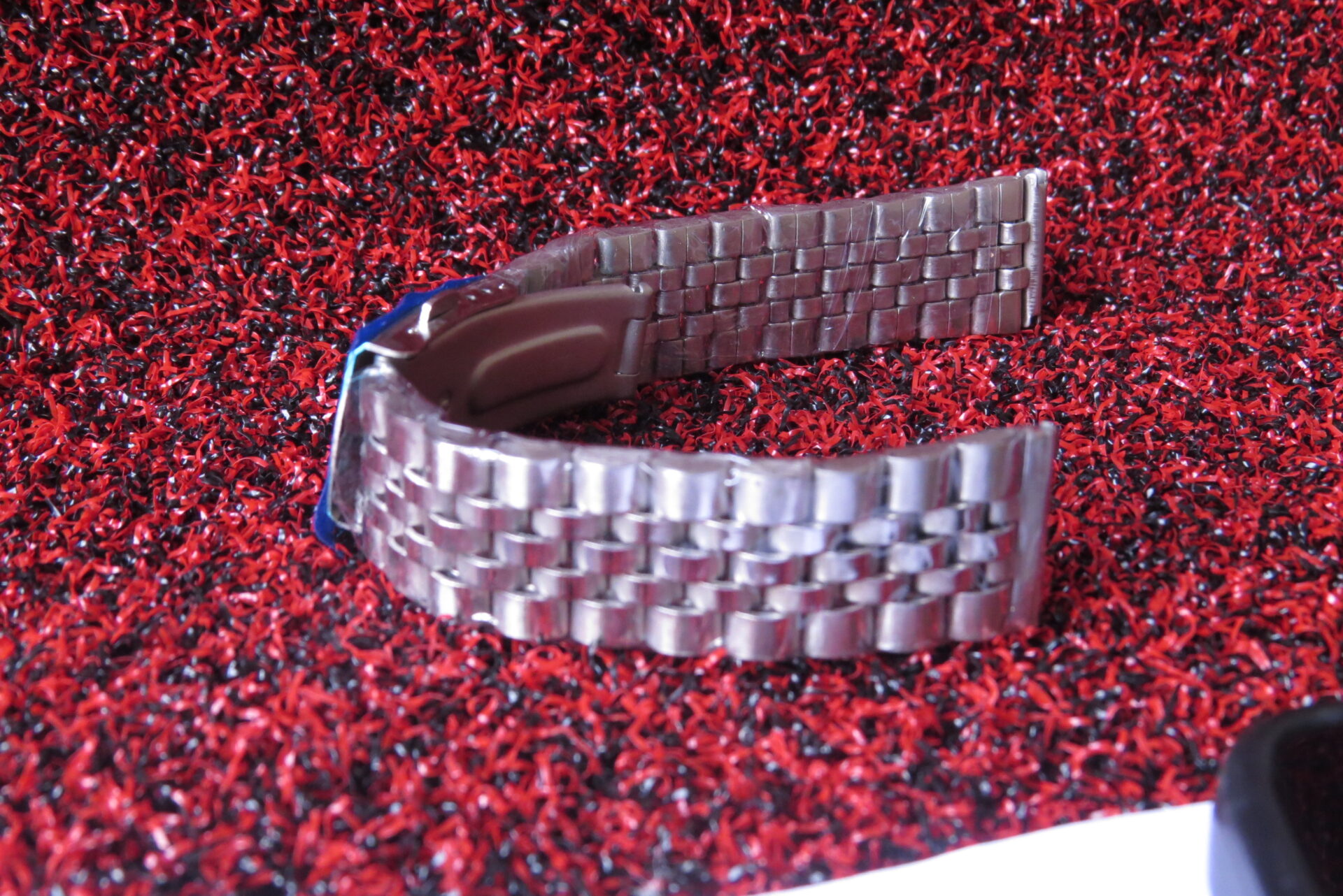 IMG_6489 Classic Stainless Steel Jubilee Watch Bracelet – Replacement Metal Watch Band - 18 MM - Image 6